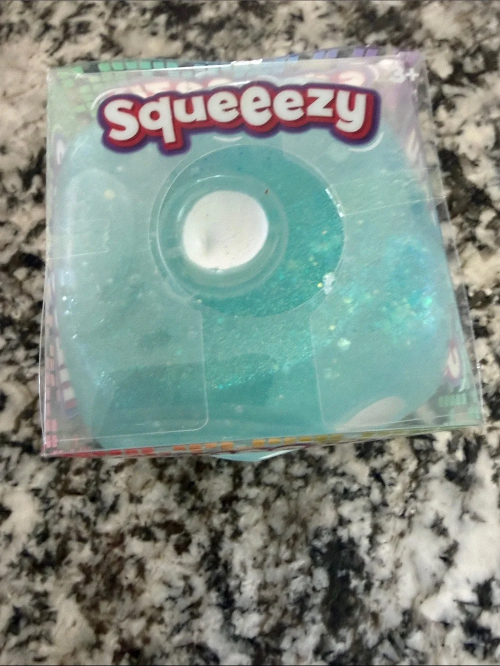 Squishy squeezy Dice Light Blue Sensory Squeeze toy for Kids by Toymendous NIOP